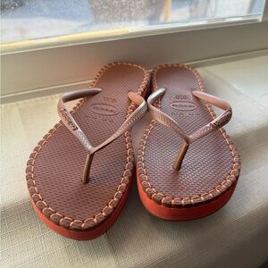 Havaiana Flatform Loop Flip Flops